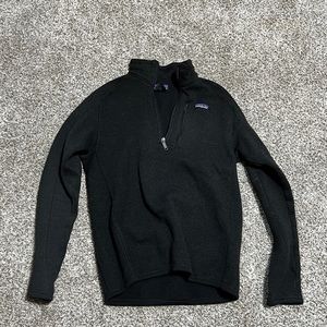 Black Patagonia Better Sweater Quarter Zip